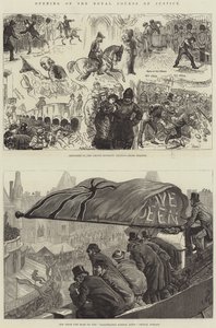王立司法裁判所の開設 作： Johann Nepomuk Schonberg
